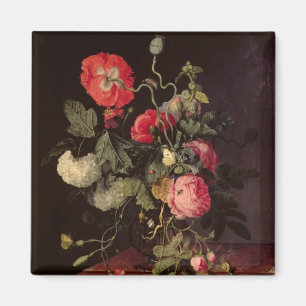 Blumen in einem Glasvase, 1667 Magnet