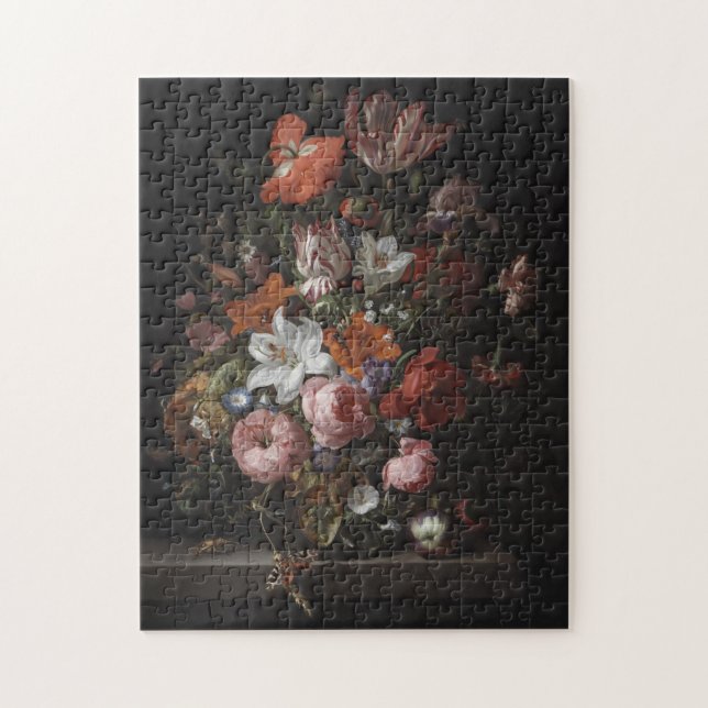 Blumen in einem Glasvase, 1704 Puzzle (Vertikal)