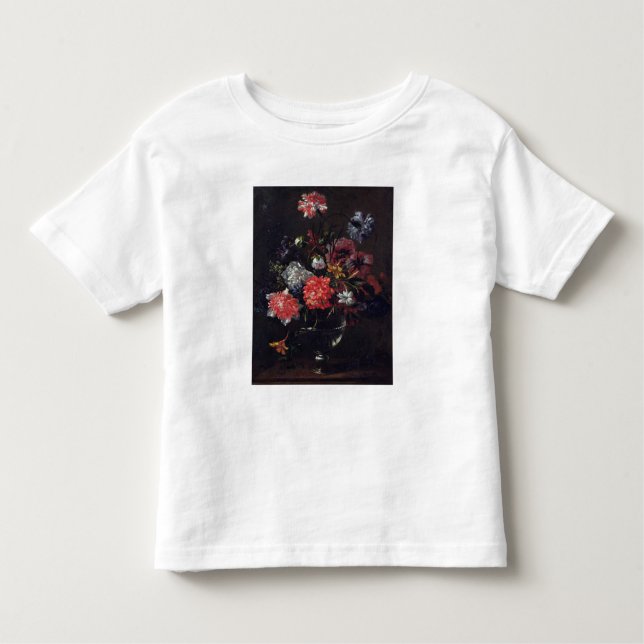 Blumen in einem Glasvase Kleinkind T-shirt (Vorderseite)