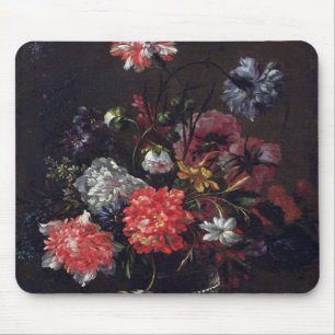 Blumen in einem Glasvase Mousepad