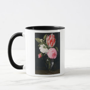 Blumen in einem Glasvase Tasse