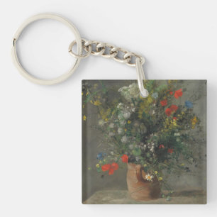Blumen in einem Vase, c.1866 Schlüsselanhänger