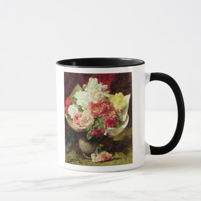 Blumen in einem Vase Tasse (Rechts)
