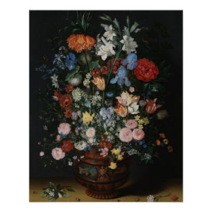 Blumen in einer Vase - Jan Brueghel Poster