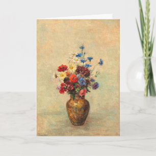 Blumen in einer Vase Karte