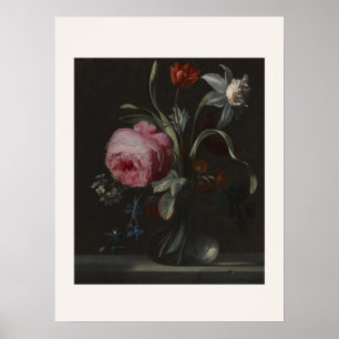 Blumen in einer Vase - Niederländische Blumenmaler Poster