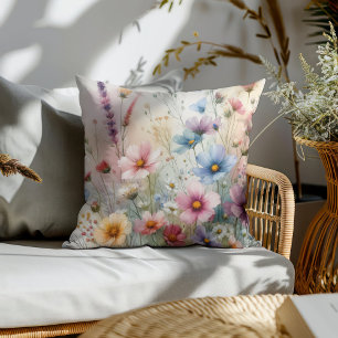 Blumen in freier Natur Kissen