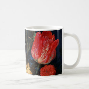 Blumen in Glasvase, Jan Brueghel der Ältere Kaffeetasse