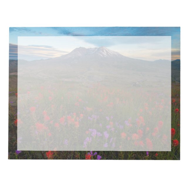 Blumen | Indian Paintbrush & Penstemon Notizblock (Vorderseite)