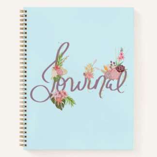 Blumen-Inspirationsjournal mit fantastischen Blüte Notizbuch