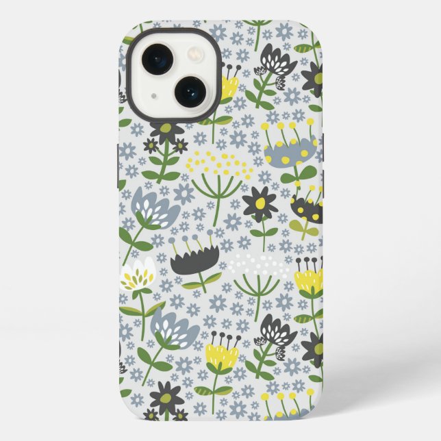 Blumen iPhone Hülle (Rückseite)