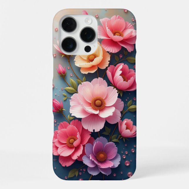 Blumen  iPhone hülle (Rückseite)