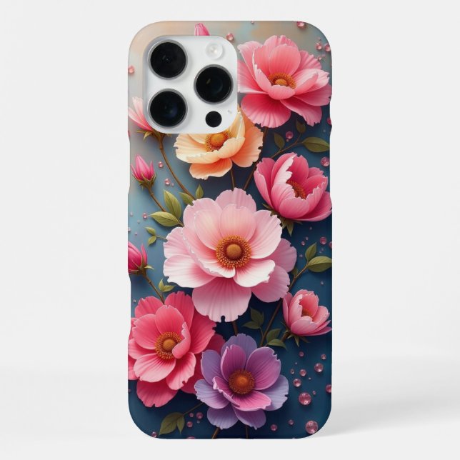 Blumen iPhone Hülle (Rückseite)