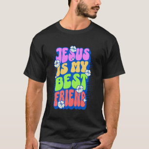 Blumen-Jesus ist mein bester Freund Katholischer S T-Shirt