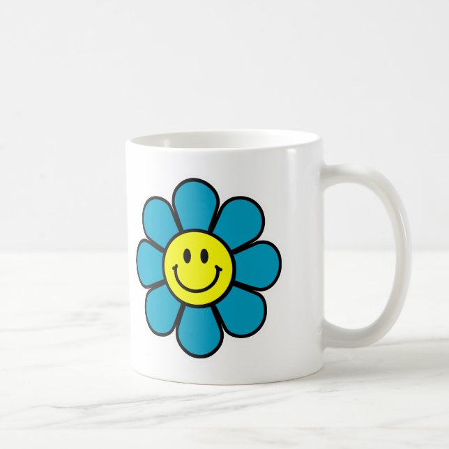 Blumen-Kaffee-Tasse Kaffeetasse (Rechts)