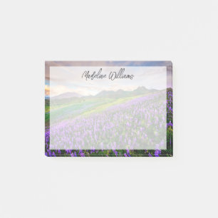 Blumen   Kalifornische Wildblumen Post-it Klebezettel