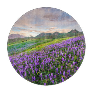 Blumen   Kalifornische Wildblumen Schneidebrett