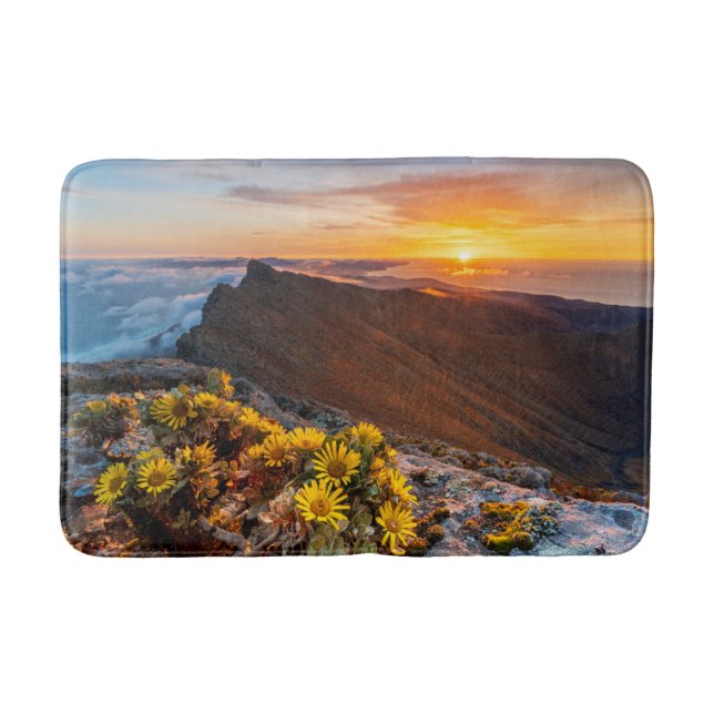 Blumen | Kanarische Inseln, Spanien Badematte (Vorderseite)