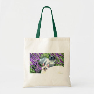 Blumen-Katzen-Tasche Tragetasche