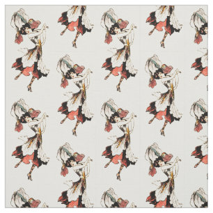 BLUMEN-KIND - IRIS-FEENHAFTES MIT BLUMENMUSTER STOFF