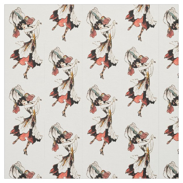 BLUMEN-KIND - IRIS-FEENHAFTES MIT BLUMENMUSTER STOFF (Muster)