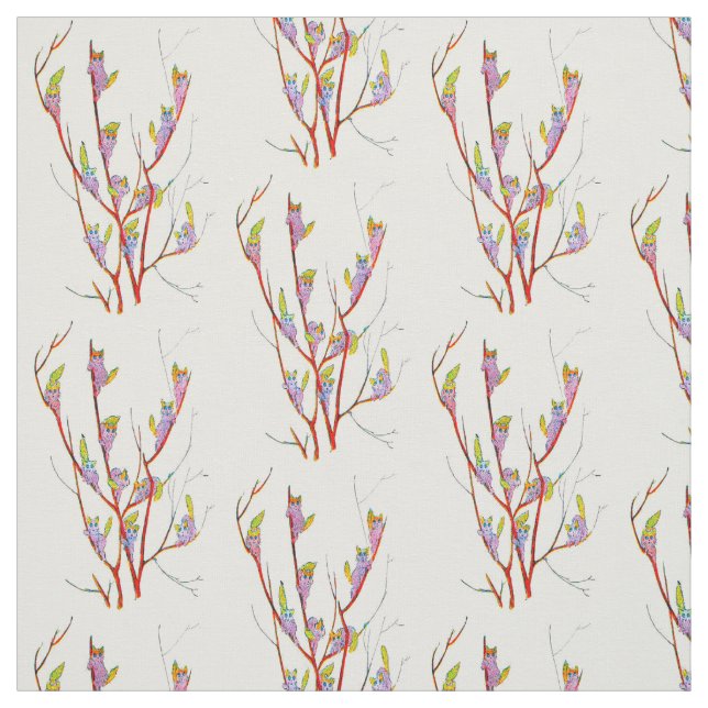 BLUMEN-KINDERkätzchenpussy-WEIDE-BLUMENmuster Stoff (Muster)