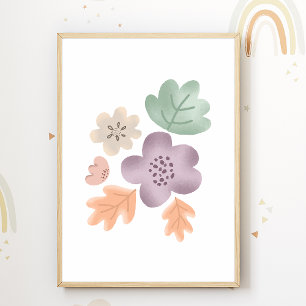 Blumen Kinderzimmer Poster Natur Kinderzimmer Deko
