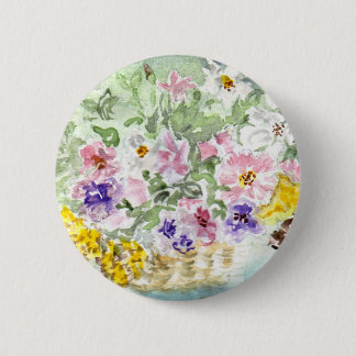 "Blumen-Korb-" Knopf Button