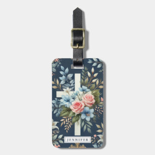 Blumen Kreuz Gepäckanhänger