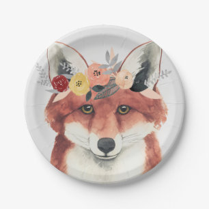 Blumen-Kronen-FörsterFox Pappteller