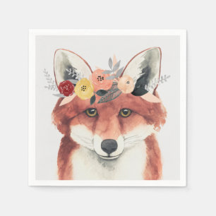 Blumen-Kronen-FörsterFox Serviette