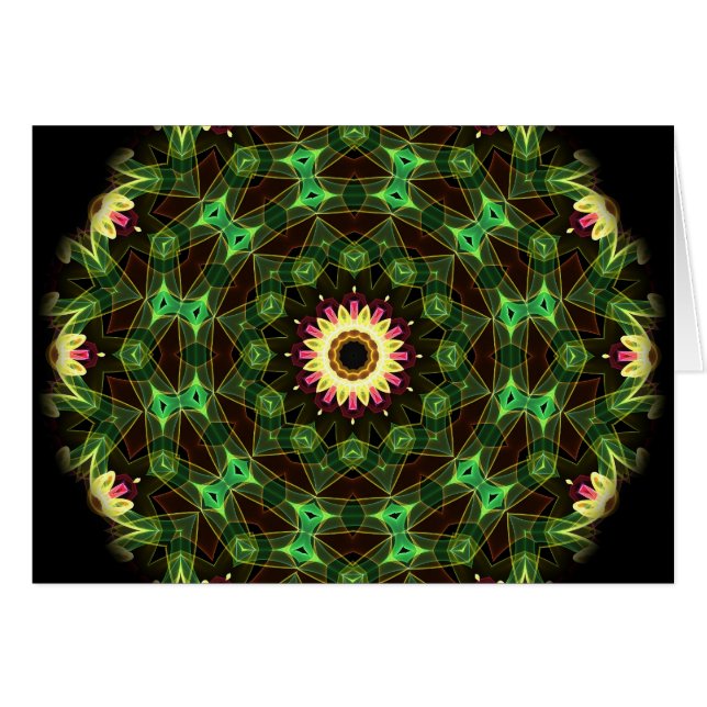 Blumen-Labyrinth (Vorderseite (Horizontal))