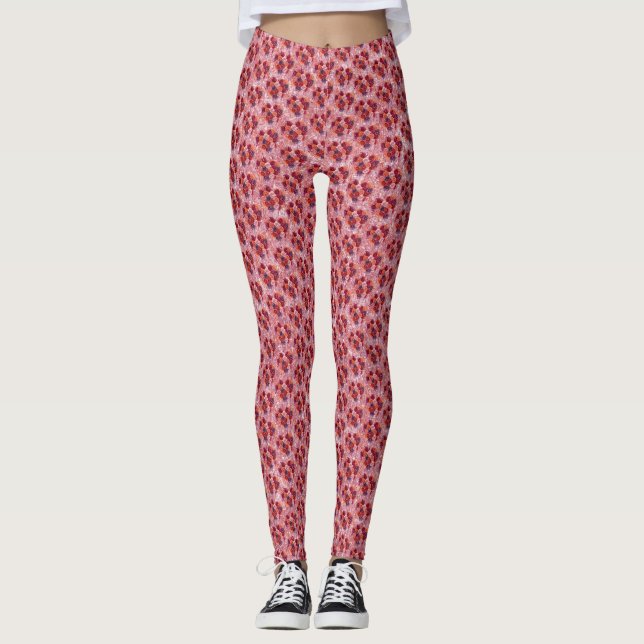 Blumen Leggings (Vorderseite)