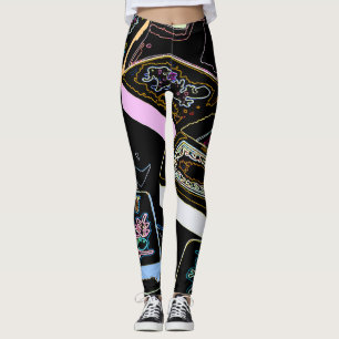 Blumen-Leggings Milliamperestunde Jongg Leggings