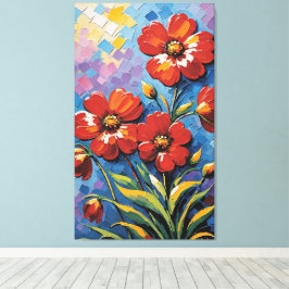 Blumen Leinwanddruck