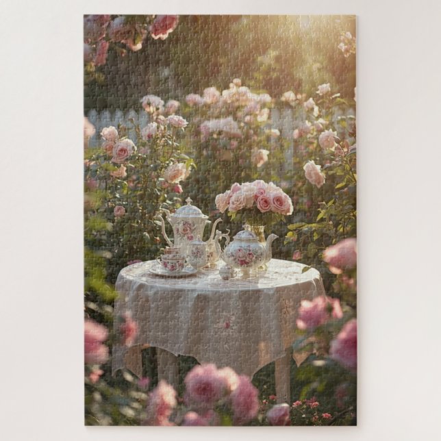 Blumen-Leseecke-Jigsaw-Puzzle Puzzle (Vertikal)
