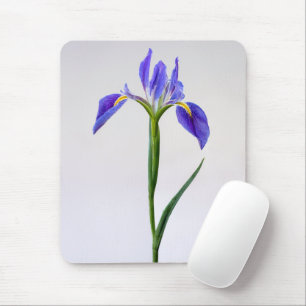 Blumen Lila Iris-Blume Mousepad