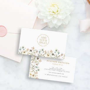Blumen-Logo Visitenkarte