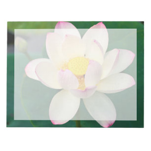 Blumen Lotus Wasserblume Notizblock