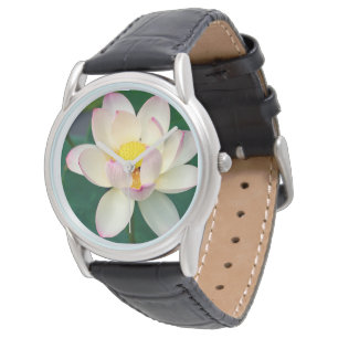 Blumen Lotus Water Blume Armbanduhr