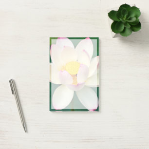 Blumen   Lotus Water Blume Post-it Klebezettel
