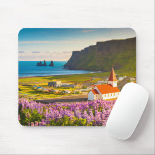 Blumen   Lupinen in Bloom Süd Island Mousepad