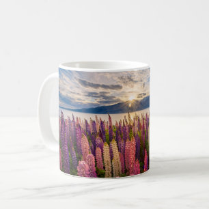 Blumen   Lupinen Neuseeland Kaffeetasse