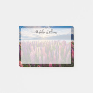 Blumen   Lupinen Neuseeland Post-it Klebezettel