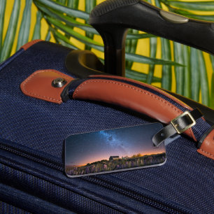 Blumen   Lupines Blühen Tekapo-See Neuseeland Gepäckanhänger