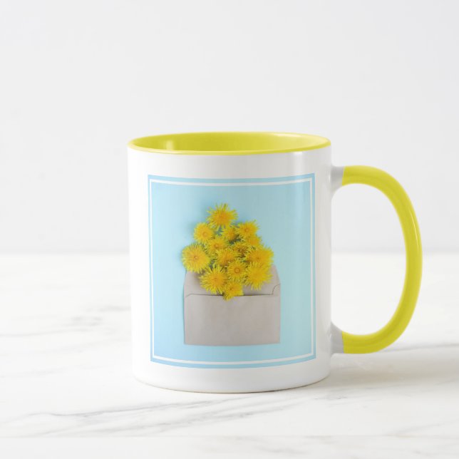 Blumen | Lüster in Umschlag Tasse (Rechts)