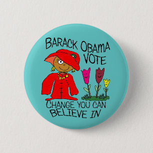 BLUMEN-MÄDCHEN BUTTON