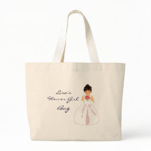 "Blumen-Mädchen I" Tasche - kundengerecht