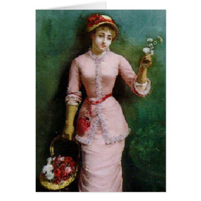 Blumen-Mädchen im Rosa (Vorne)