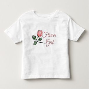 Blumen-Mädchen-Kleinkind-Rüsche, die t-Kleid Kleinkind T-shirt
